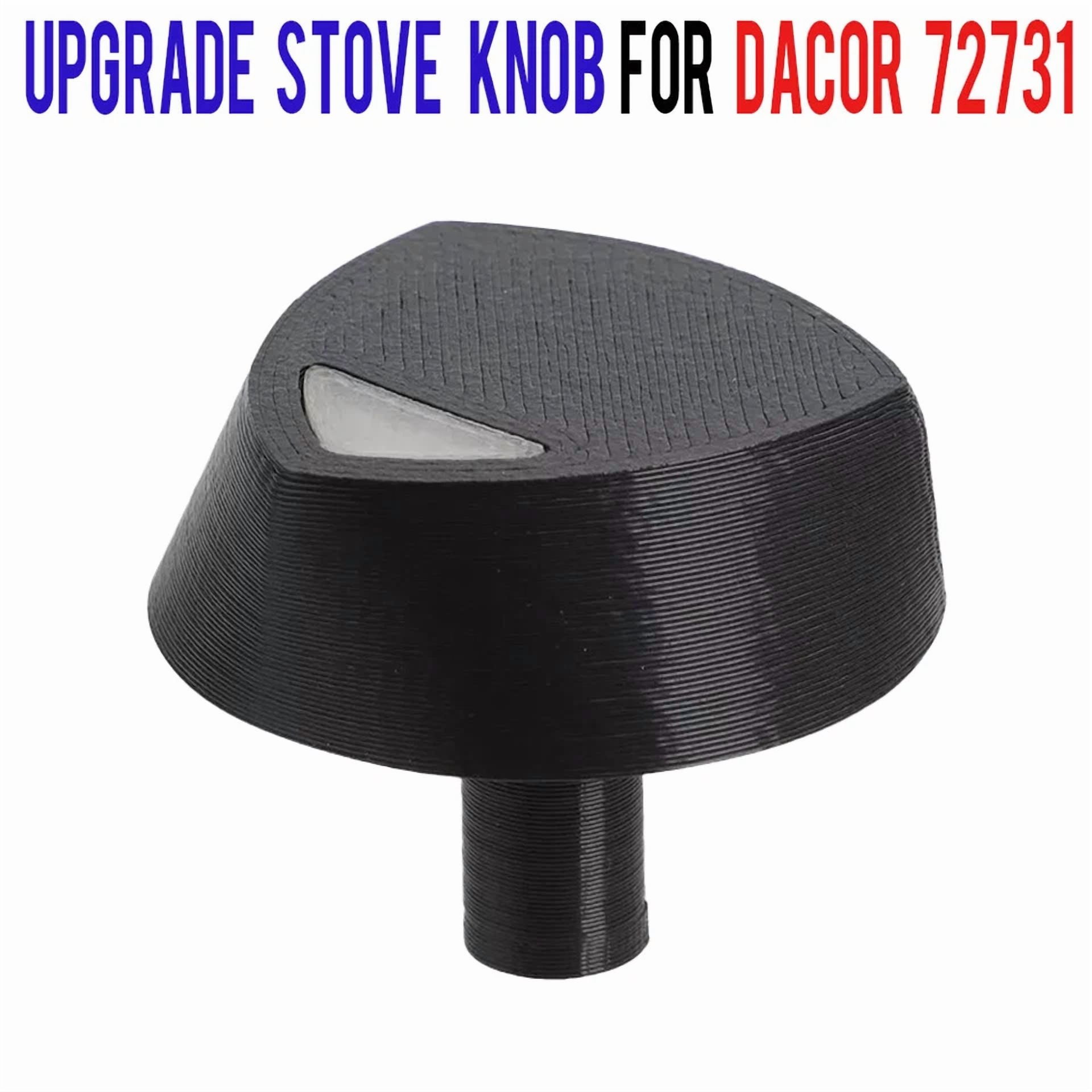 Fit For Dacor Burner Knob Black Gas Cooktop Model 72731 Stove Knob Replacement
