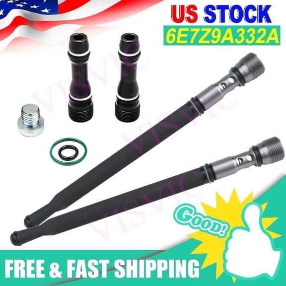 Fit For Ford 6.0 6.0L Powerstroke Diesel Updated Stand Pipe / Dummy Plug Kit US