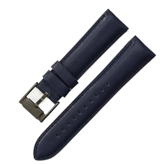 Fit For Fossil Ftw1114 Me3110 Fs5436 Stainless Steel Needle Buckle Soft Genuine Leather Watch Strap 22mm