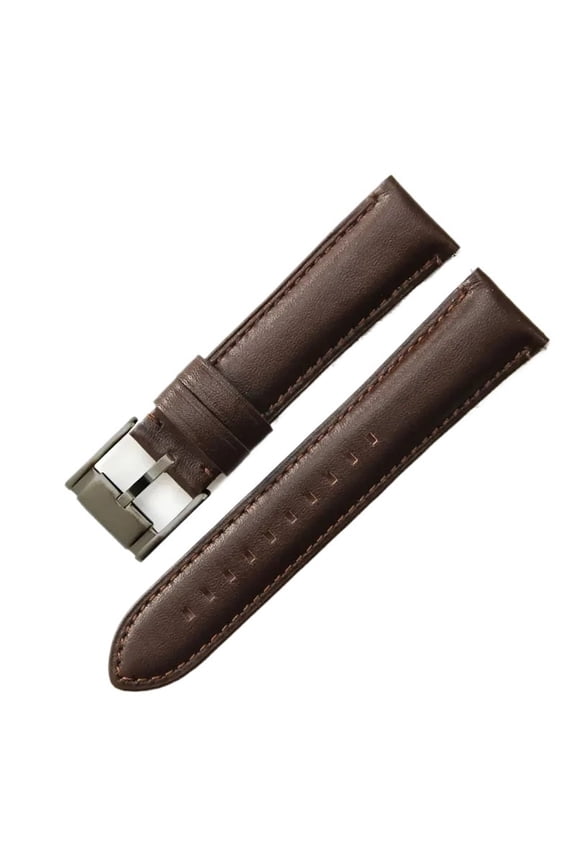 Fit For Fossil Ftw1114 Me3110 Fs5436 Stainless Steel Needle Buckle Soft Genuine Leather Watch Strap 22mm