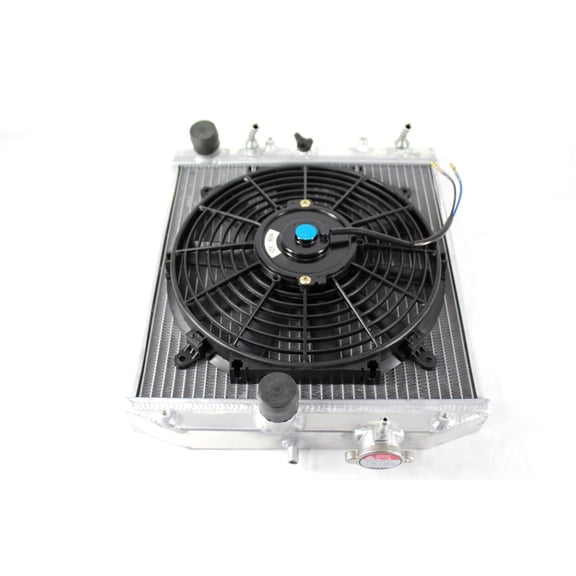 Automatic 2 Row Full Aluminum Radiator Fan Fit For Honda Civic EK 1992-2000