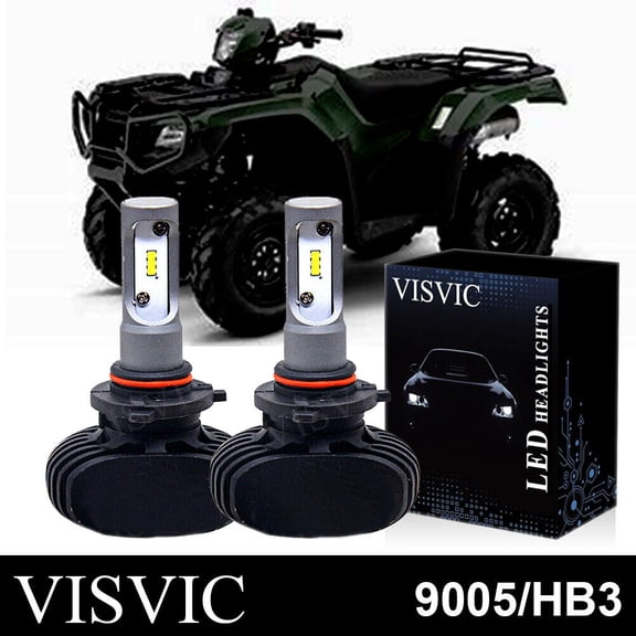 Fit For Honda Foreman Rubicon 500 Rancher 420 9005 6K LED Headlight Replace ro