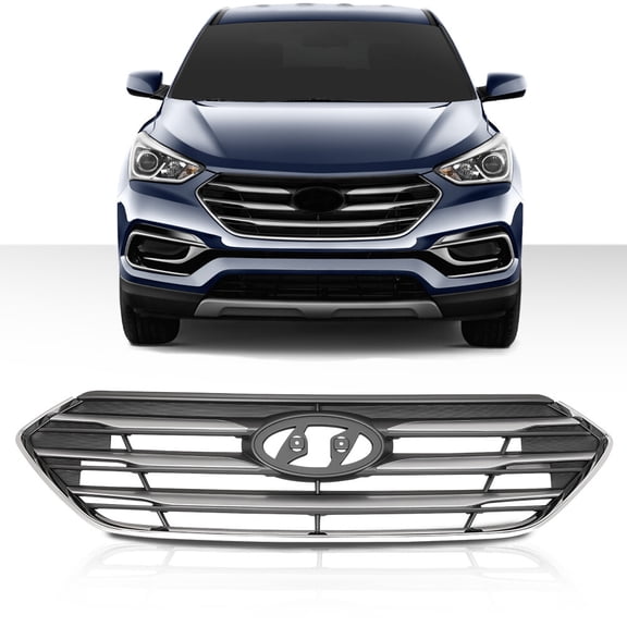 Fit For Hyundai Santa Fe Sport 2017-2018 Front Grille Grill Assembly 863514Z500
