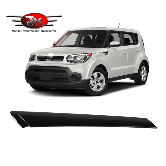 JX RACING Windshield Pillar Trim Kia Soul 2014-19 Exterior Molding Garnish Right Side