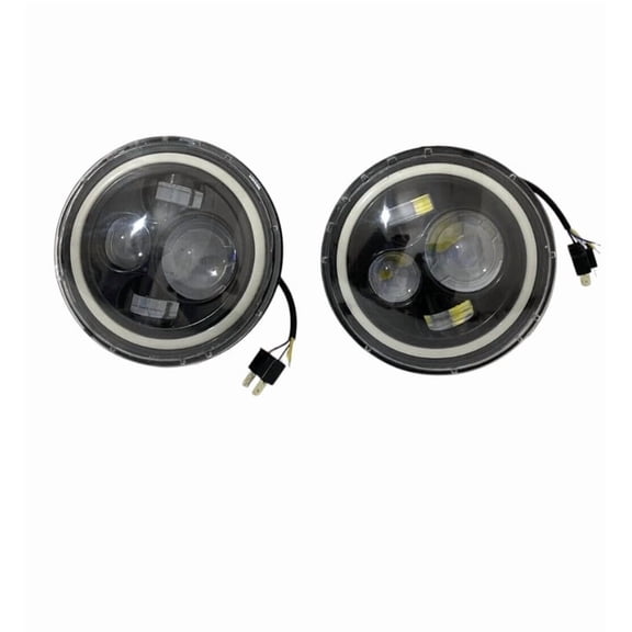 Fit For LED Headlight DRL Hi/Lo Beam 7" inch set Suzuki Samurai SJ410 SJ413