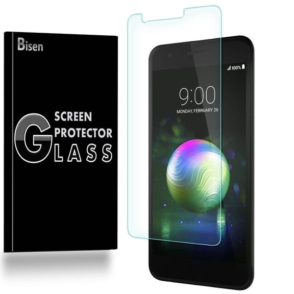 Fit For LG K10 (2018) / K30 / Phoenix Plus / K10 Alpha (2018) / Premier Pro [3-Pack BISEN] Screen Protector Tempered Glass