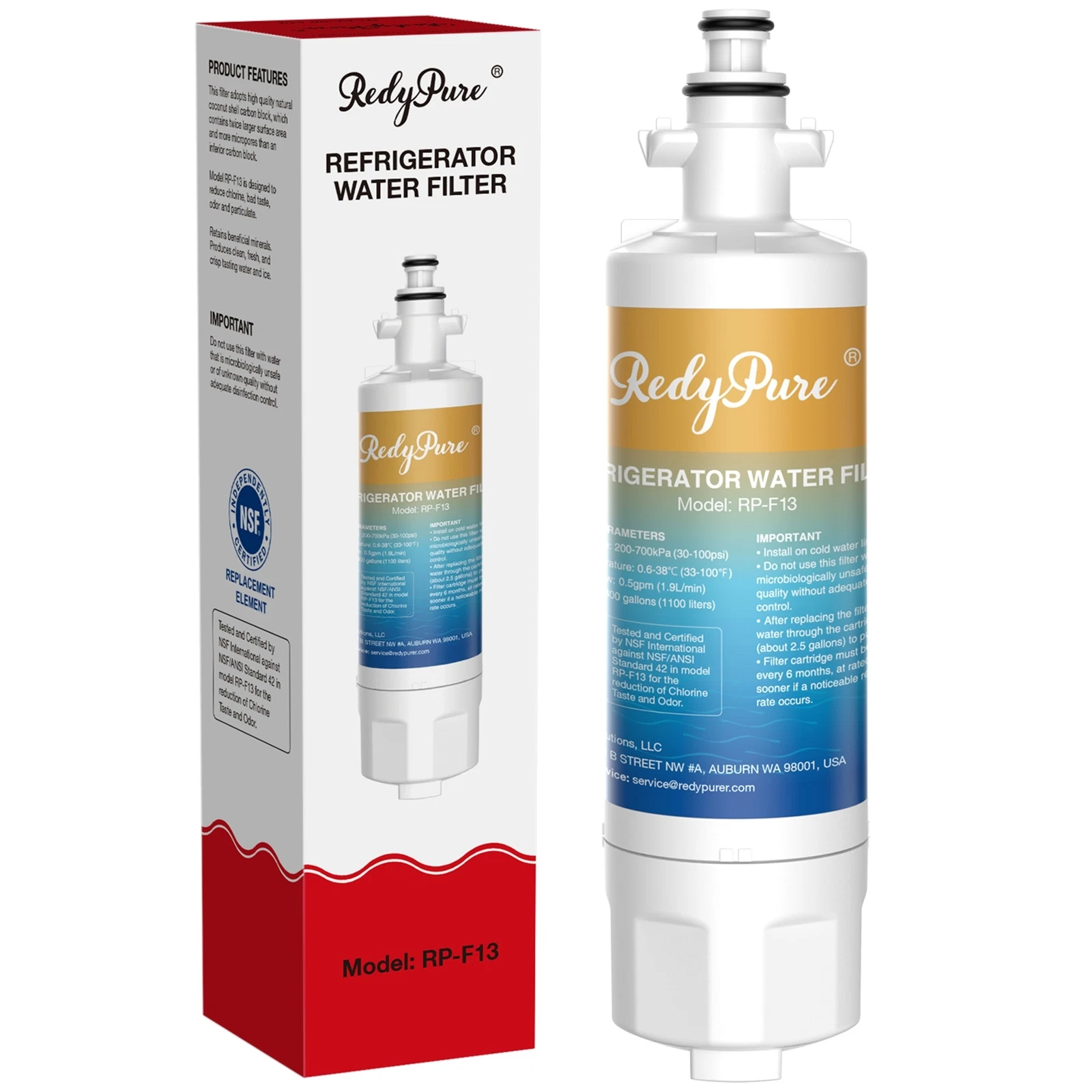 Fit For Lg Lt700P Adq36006101 Adq36006102-S 469690 Refrigerator Water Filter Nsf