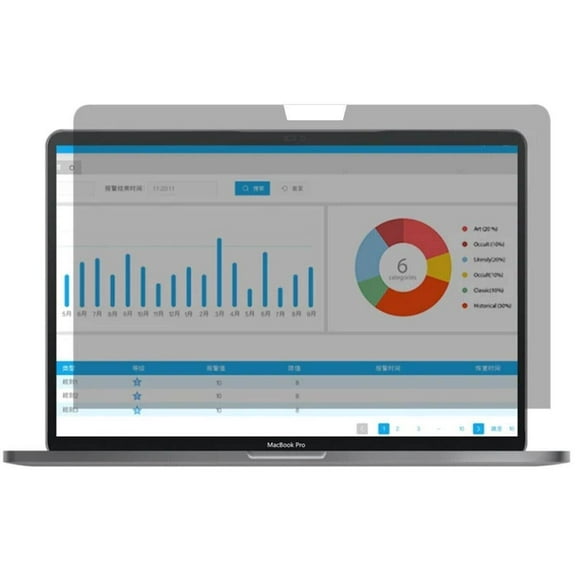 Fit For Macbook Air 13.6 inch (2022 / M2) [BISEN] Privacy Anti-Spy Screen Protector, Anti-Scratch, Anti-Shock, Anti-Bubble