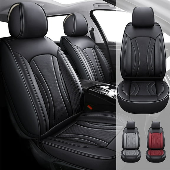 Fit For Mazda 2,3,6 Car Seat Covers Leatherette Front&Rear Seat Cushion Protector for Mazda CX-3，CX-4 Black