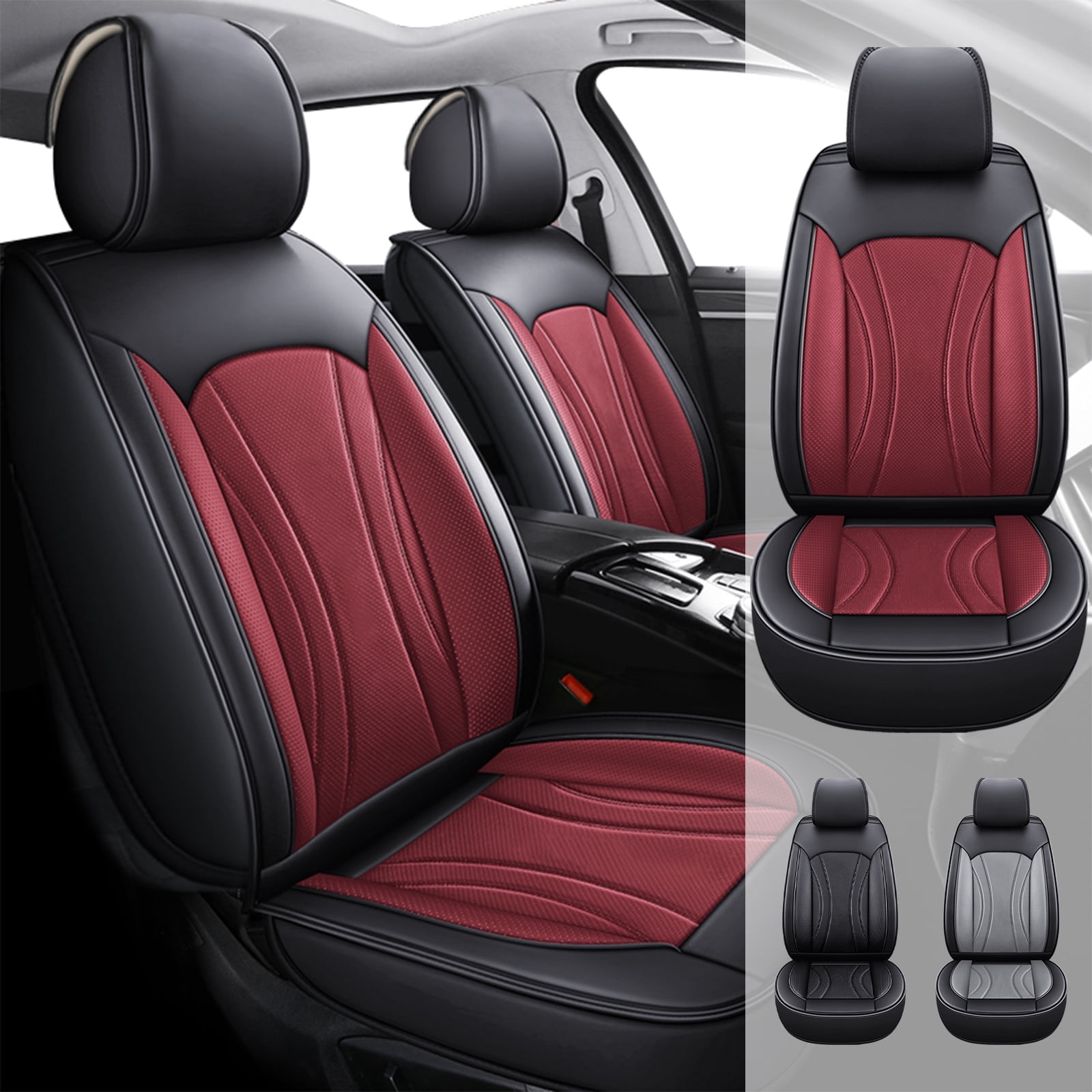 Komplettset Autositzschoner Für Mazda 6 CX5 CX3 - Wasserdichte PU-Leder Bezüge Vorder- Und Rücksitze
