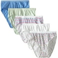 thumbnail image 1 of Fit For Me 5pk Assorted Cotton Hicut, 1 of 2