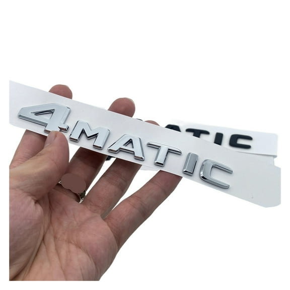 Fit For Mercedes Fit For Benz A B C E G S ML SL CL GLA CLA Class AMG 4MATIC 4 MATIC Trunk Chrome Matte Black Letters Emblem Badge Sticker