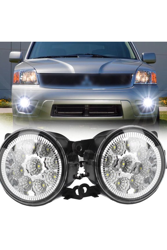 Fit For Mitsubishi Eclipse/Endeavor 2006-2012 Bumper LED Fog Light Driving Lamp, Pack of 2