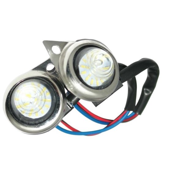 Fit For Royal Enfield Red LED Light Pilot Lamp Classic Electra 140223