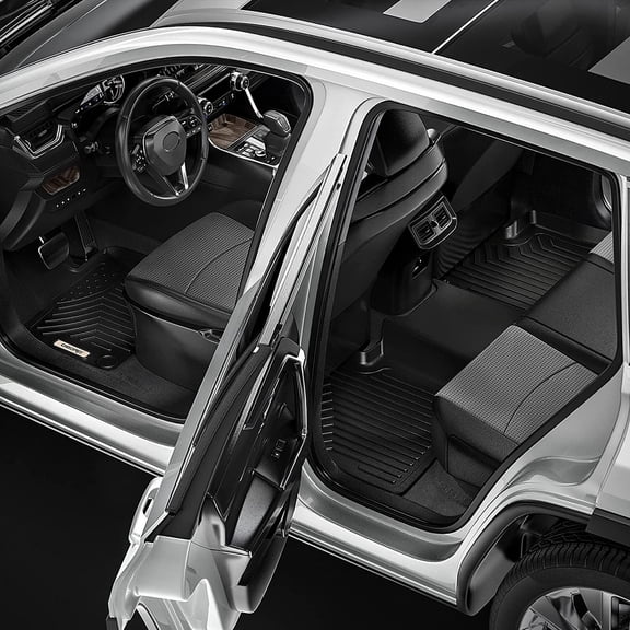 Fit For Silverado Sierra 07-13 Crew Cab All Weather TPE Floor Liners