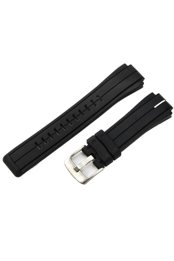 Fit For Timex Fit For Casio G-SHOCK Series 5608 GST-B200 Sports Silicone Watch Strap Raised Mouth 16mm Black Watchband