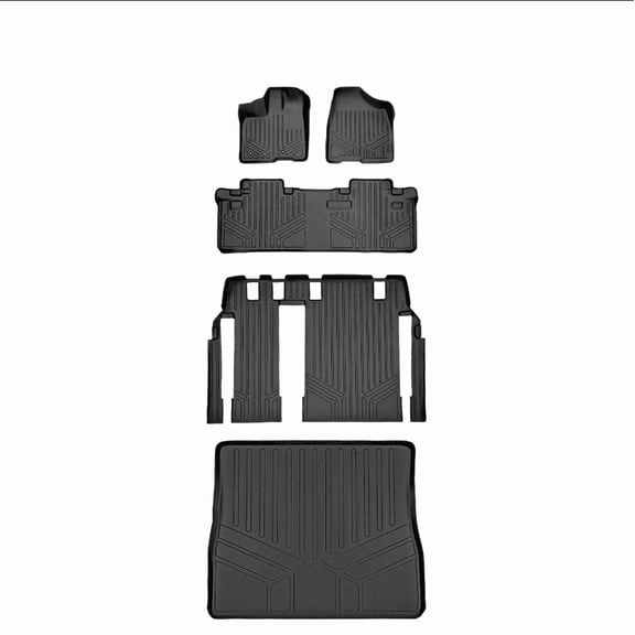 Fit For Toyota Sienna 2011-2012 Custom Fit Floor Mats 3 Rows & Cargo Liner