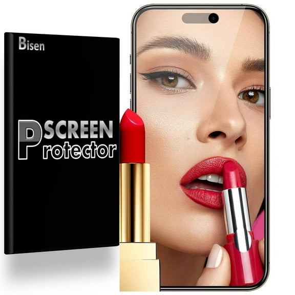 Fit For iPhone 16 [2-Pack BISEN] Mirror reflective Screen Protector, Anti-Scratch, Anti-Shock