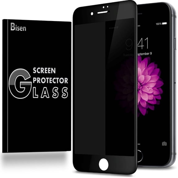 Fit For iPhone SE 2 (2020) [2-Pack BISEN] Privacy Full Cover Tempered Glass Screen Protector, Anti-Spy [Keep your screen secret]