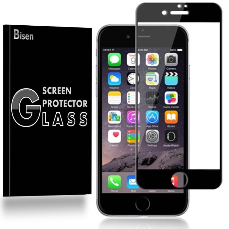 Fit For iPhone SE 2 (2020) [BISEN] FULL COVER Tempered Glass