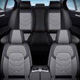 thumbnail image 1 of Fit for Ford Escape 2003, Black and Gray Car Seat Covers, Faux Leather Full Set of 5 Seats Adjustable Split Rear Seat Fine Exquisite Workmanship, Beautify the Interior of Old Cars, 1 of 9