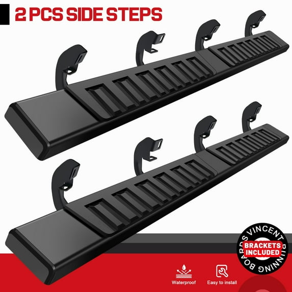 Fit Ford F-150 SuperCrew Cab 6" 2004-2014 Nerf Bar Side Step Running Board Black