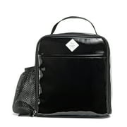 Fit + Fresh Fit+Fresh DIY Sticker Insulated Lunch Box for Kids, Lunch Box for Girls, Lunch Box for Boys, Black