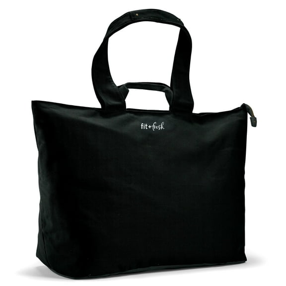 Fit + Fresh All The Things XL Tote Bag, Travel & Overnight Bag, Black