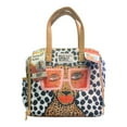 thumbnail image 1 of Fit & Fresh Artist Collection 5-Piece Deluxe Lunch Kit (Black & White Cheetah), 1 of 3