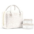 thumbnail image 1 of Fit + Fresh Bloomington Womens Lunch Bag, Insulated Lunch Box With Containers, Feline Fine Ivory, 1 of 8