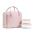 thumbnail image 1 of Fit + Fresh Bloomington Womens Lunch Bag, Insulated Lunch Box With Containers, Mauve, 1 of 7