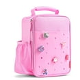 thumbnail image 1 of Fit + Fresh Charm Insulated Lunch Bag For Kids, Boys+Girls With Shoe Charm Slots, Pink, 1 of 6