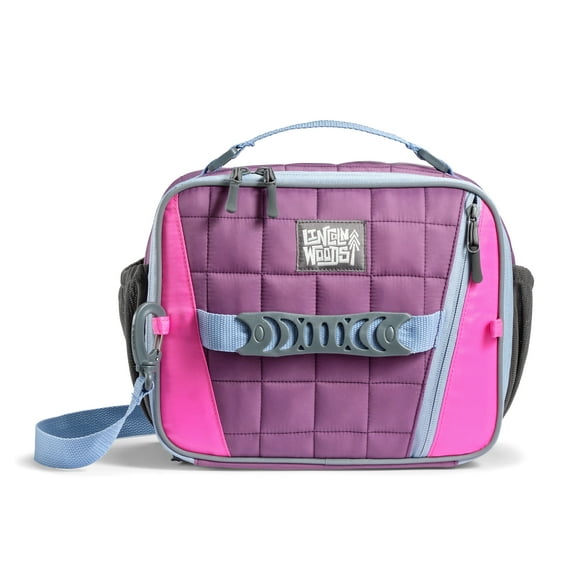 Fit + Fresh Insulated Lunch Bag for Adults, Work lunch bag, Lincoln Woods Arcardia Expandable Plum