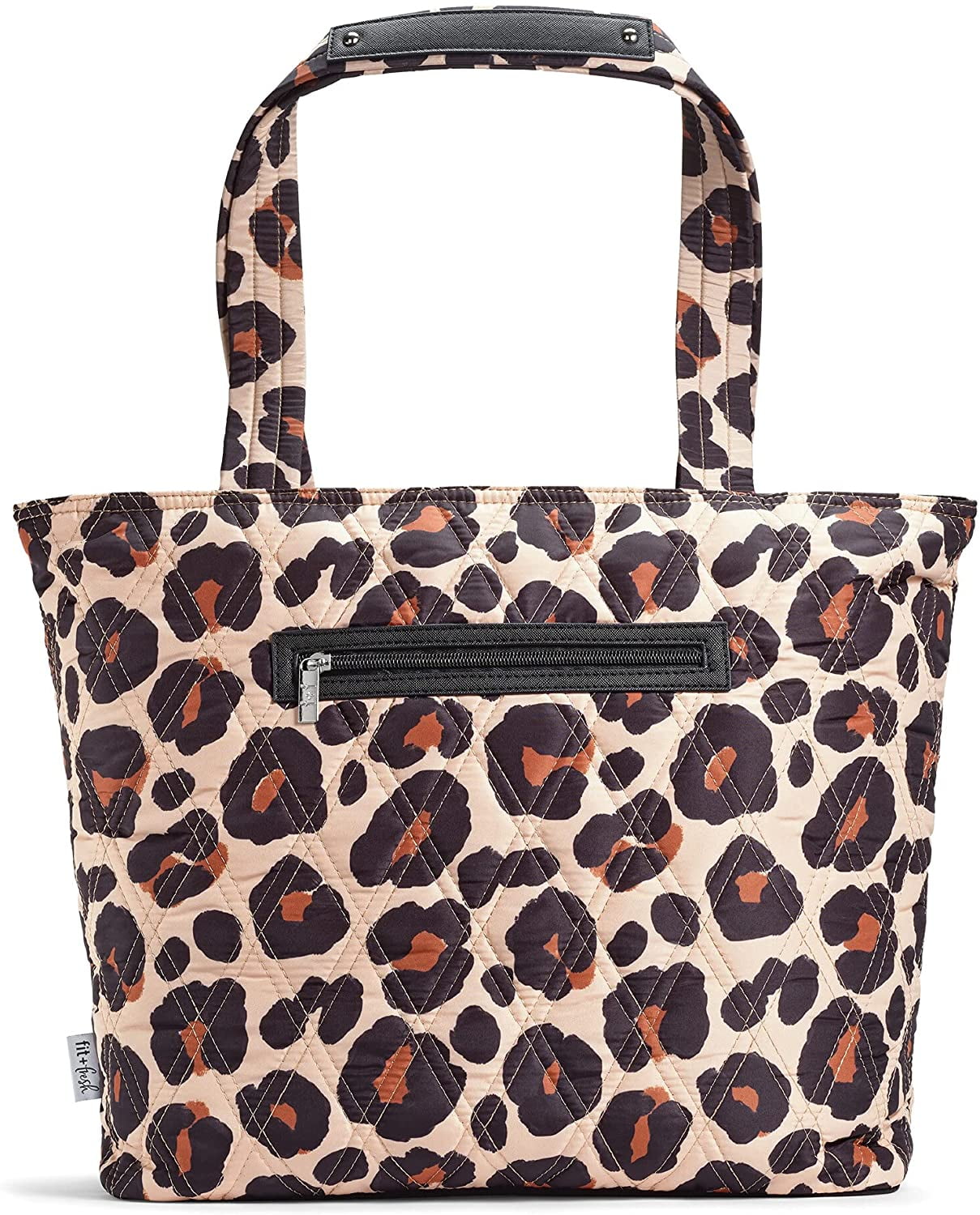 Fit & Fresh Insulated Lunch, Work, School Bag, Travel Purse, Leopard
