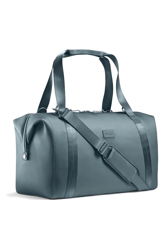 Fit & Fresh Premium Neoprene Weekender Bag, Travel Bag Trolley Sleeve, Carry on Duffel Bags, Basalt
