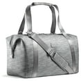 thumbnail image 1 of Fit & Fresh Premium Neoprene Weekender Bag, Travel Bag Trolley Sleeve, Carry on Duffel Bags, Heather Grey, 1 of 9