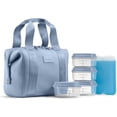 thumbnail image 1 of Fit & Fresh 4511CX3768 Remi Women's Lunch Bag, Self Insulating Neoprene Material Lunch Box With Containers & Ice Pack, Slate, 1 of 8