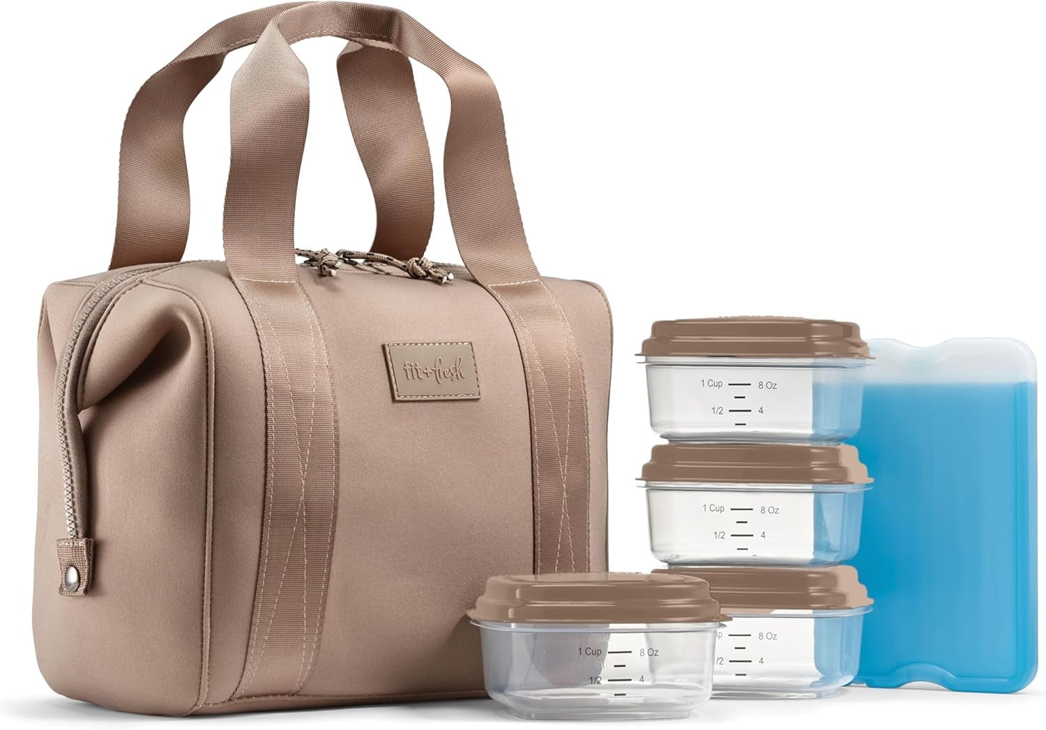 Fit & Fresh, Women's Lunch Bag, 4511CX3480, Self Insulating Neoprene ...