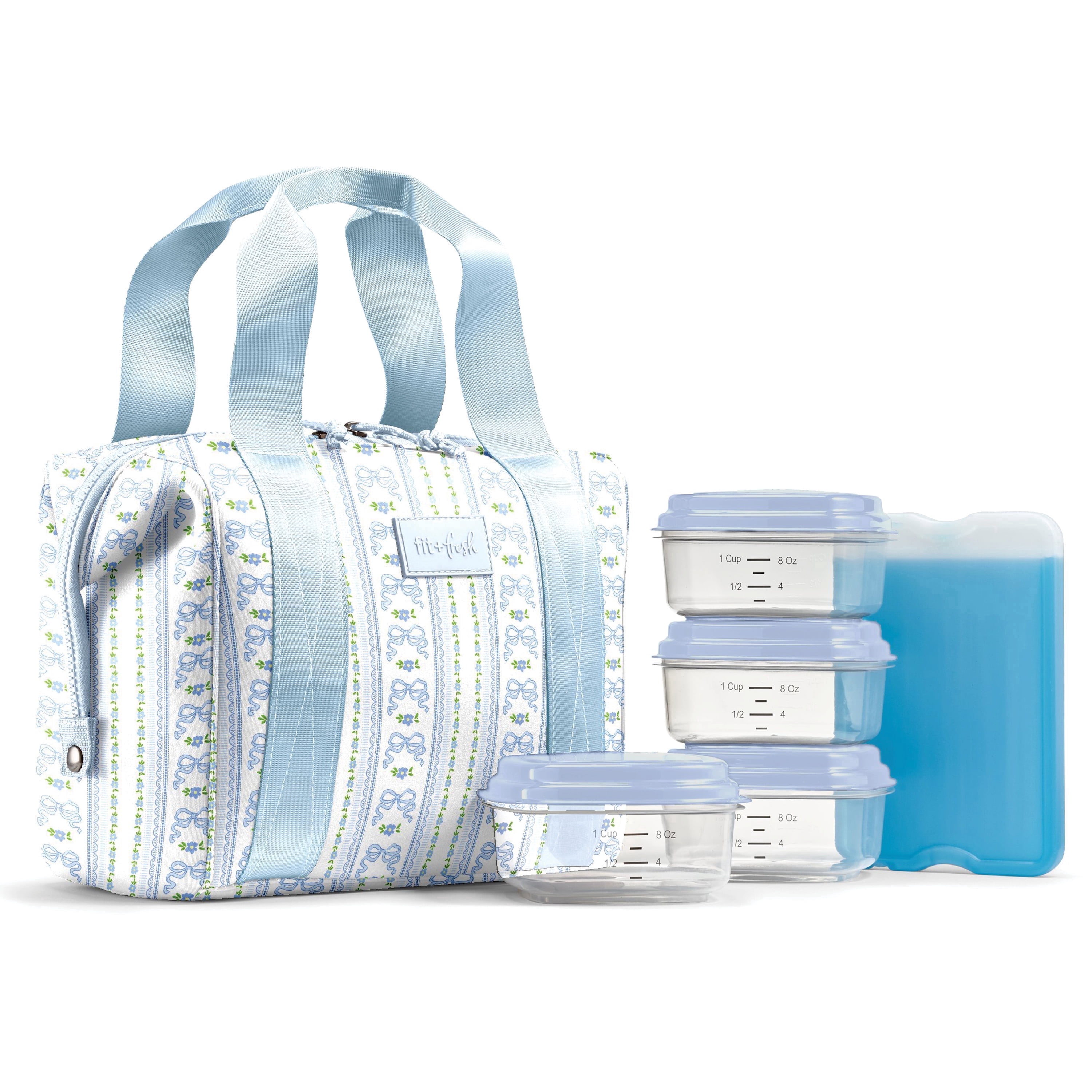 Fit + Fresh Remi Women's Lunch Bag, Self Insulating Neoprene