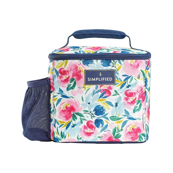 Fit & Fresh Inc 2843SIM3167 Simplified Lunch Bag, 9.25 X 5 X 9, Multicolor Floral