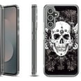 thumbnail image 1 of Shockproof Protective Phone Case Cover for Samsung Galaxy S25 FE, by OneToughShield - Grunge Skull, 1 of 5