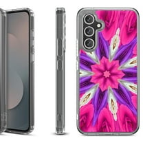 Shockproof Protective Phone Case Cover for Samsung Galaxy S25 FE, by OneToughShield - Kaleidoscope Rose
