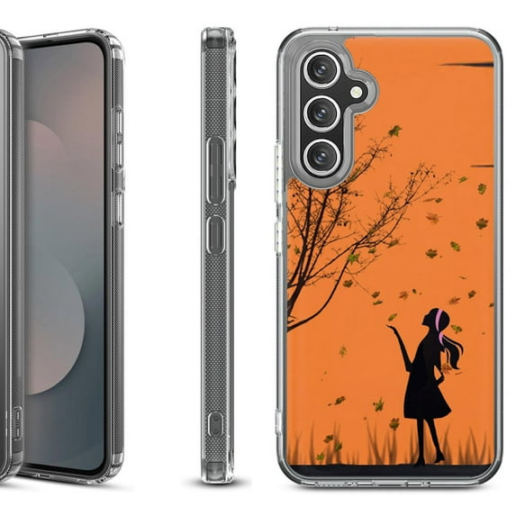 Shockproof Protective Phone Case Cover for Samsung Galaxy S25 FE, by OneToughShield - Autumn Leaf