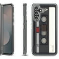 thumbnail image 1 of Shockproof Protective Phone Case Cover for Samsung Galaxy S25 FE, by OneToughShield - Vintage Cassette, 1 of 5