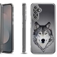 thumbnail image 1 of Shockproof Protective Phone Case Cover for Samsung Galaxy S25 FE, by OneToughShield - Wolf Face, 1 of 5