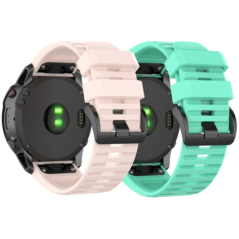 26MM Silicone Watchband Strap Bracelet Pour Garmin Fenix 6X/5X Plus/3  HR/D2Bravo