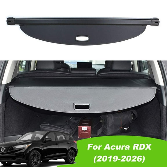 Fit Honda Acura RDX 2019-2026 Cargo Cover For 5-Seat Acura RDX 2019 2020 2021 2022 2023 2024 2025 2026 SUV Accessory Black Retractable Rear Trunk Privacy Shield Shade Cover