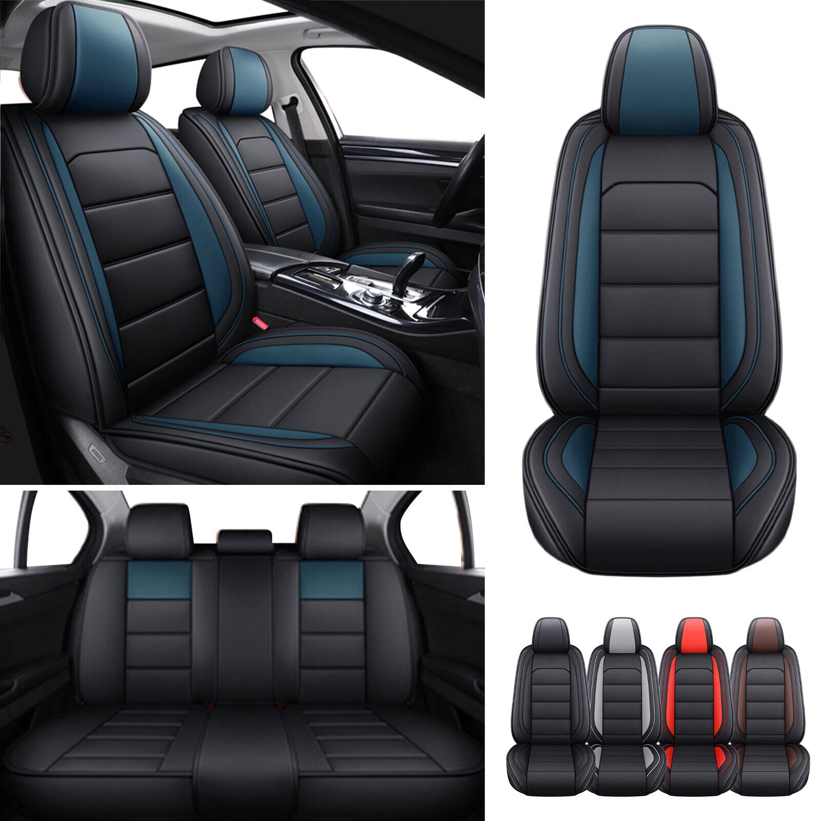 5 Car Seat Covers For Hyundai Kia Civic Corolla Honda Accord Camry CR- –  Nilight