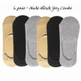 thumbnail image 1 of Fit In Clouds 6 pack womens no show cotton sock, Hidden Low Cut Liner Socks ladies (size 8-11), 1 of 1