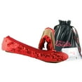 thumbnail image 1 of Fit In Clouds Red Sequin Sparkle Portable Foldable Flats Shoes for Women - Red Sequin 6, 1 of 4
